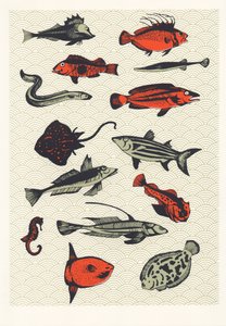 Pesce giapponese arancione da Eliza Southwood