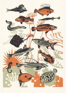 Pesce con Alghe Arancioni, 2015 da Eliza Southwood