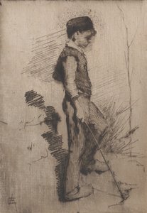 Ragazzo con un Bastone, 1881-83