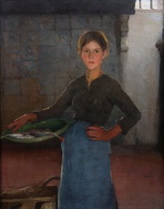 Una pescatrice di Zandvoort, 1884