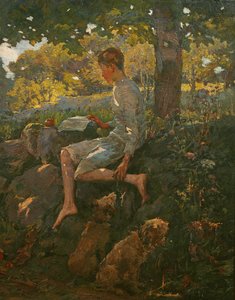 La mezza vacanza, 1909 da Elizabeth Adela Stanhope Forbes