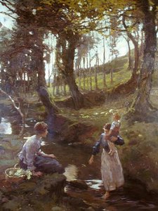 Il bosco delle primule da Elizabeth Adela Stanhope Forbes