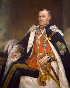 Generale maggiore Sir Owen Tudor Burne GCIE, KSI (1837-1909)