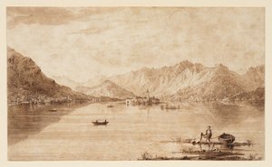 Lago Maggiore e Isola Superiore da Elizabeth Frances Batty