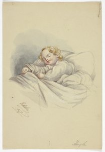 Hugh che dorme