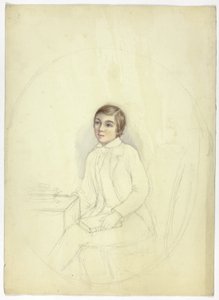 Studio per Ritratto di ragazzo con libro