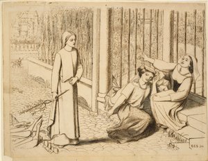 Pippa Passes, 1854 da Elizabeth Siddal