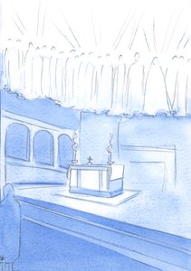 Tutti coloro che pregano preghiere sincere, durante il Santo Sacrificio della Messa, pregano attraverso Cristo e con i Santi del Cielo da Elizabeth Wang