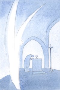 Gli angeli onorano la dignità del popolo amato di Cristo; si inchinano in saluto, 2000