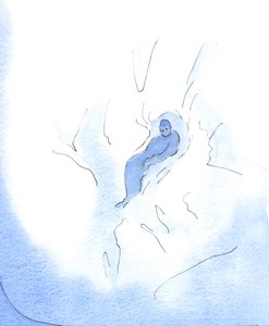 Come un bambino si riposa dopo aver giocato in un campo di neve, così posso riposare in Dio, cullato nella Sua Divinità, ogni volta che mi rivolgo a Lui con fiducia da Elizabeth Wang