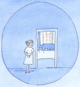 Come un padre amorevole aumenta la gioia del suo bambino, prima di una festa, chiedendole di aspettare, bendata, mentre si fanno i preparativi, così Dio potrebbe nascondere le gioie future, per il nostro bene da Elizabeth Wang