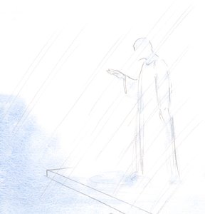 Mentre il sacerdote faceva il santo segno della croce e ci dava la sua benedizione, così faceva anche Cristo nostro Sommo Sacerdote. da Elizabeth Wang