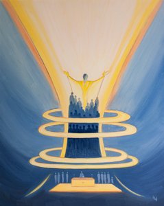 Alla Messa lo Spirito Santo ci lega insieme a Cristo come grano legato in un unico fascio da Elizabeth Wang