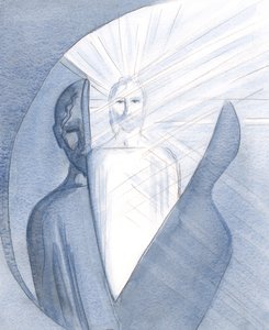 Con vera contrizione e adorazione disinteressata possiamo sfondare per incontrare il Cristo vivente e radioso nelle nostre immagini mentali infantili da Elizabeth Wang