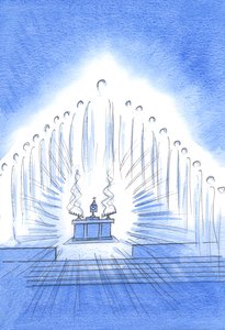 Cristo è presente con i Suoi Santi Angeli alla nostra Novena e Benedizione; e la Nostra Signora si diletta nel nostro affetto senza vergogna da Elizabeth Wang
