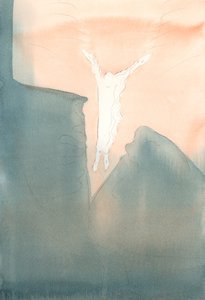 Cristo salta amorevolmente nelle profondità oscure e temibili dei nostri cuori da Elizabeth Wang
