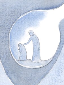 Cristo mio Signore ha aspettato pazientemente fino a quando il dolore è diminuito da Elizabeth Wang