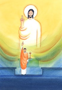 Cristo parla e agisce attraverso i Suoi sacerdoti, che benedicono e perdonano 