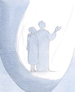Cristo mi stava conducendo a stare al suo fianco, chiedendo al nostro Padre Celeste grazie per gli altri da Elizabeth Wang