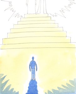 Ognuno di noi può immaginarsi come se fosse in piedi al 