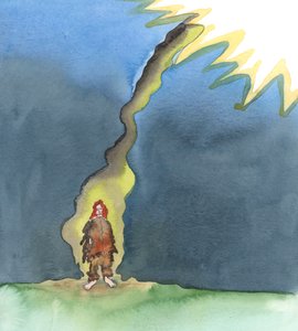 Tutti hanno bisogno di essere "purificati" da ogni peccato, 2005 (acquerello su carta)