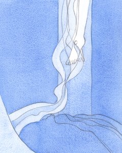 Dai Suoi piedi, il Preziosissimo Sangue di Cristo scorreva verso il basso per diffondersi sulla terra. Attraverso quel Sangue, i miei peccati sono stati perdonati da Elizabeth Wang