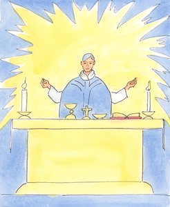 Dio riceve il massimo onore quando il desiderio supremo del sacerdote alla Messa è di dare gloria a Lui attraverso un