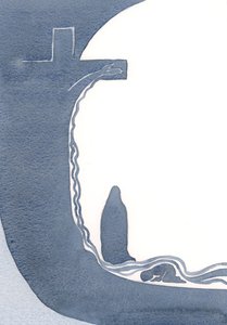Mi mostrò la Croce, eretta, Sua Madre sotto di essa, e il Suo Sangue in un vasto flusso, che scorreva su di me