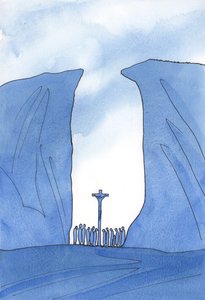 Per quanto piccola, isolata o perseguitata possa essere la nostra comunità, Cristo è tra noi alla Messa, come in un abisso da Elizabeth Wang