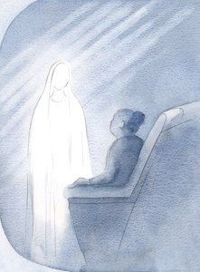 Sono rimasto in preghiera con la Vergine Maria, questa regina e vera madre, chiedendo il Suo aiuto per la chiesa e per il mondo da Elizabeth Wang