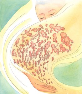 Agli occhi di Dio, i piccoli bambini che muoiono - prima o dopo la nascita - sono come stelle cadenti che brillano brevemente e poi cadono dal cielo da Elizabeth Wang