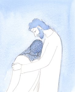 Nella Santa Comunione, Cristo può avvicinarci così tanto che possiamo riposare la nostra testa sul Suo petto, come San Giovanni