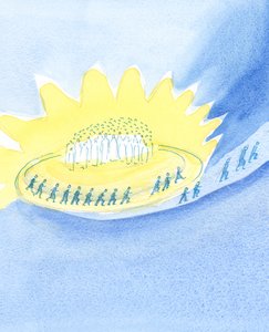 Nella vita terrena, è come se corressimo una gara sotto gli occhi di Cristo e dei Santi