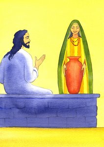 Gesù incontra la donna samaritana al pozzo, 2001