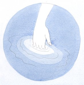 Proprio come una mano immersa in acqua calda sente a malapena il cambiamento, un