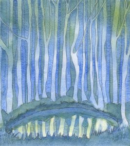 Proprio come una persona in un bosco non può vedere le profondità di una piscina profonda nella foresta, così nessuno può 