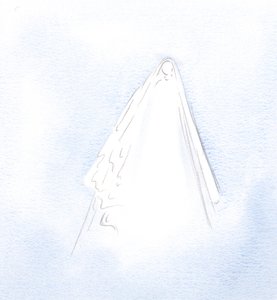 La grazia di Maria, ho imparato, derivava dal suo silenzio, dalla sofferenza e dal desiderio di fare la volontà di Dio, 2001 da Elizabeth Wang