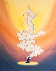 Le nostre preghiere per gli altri salgono come lettere portate su una nuvola di incenso al pavimento del Cielo, a Dio la Santissima Trinità, portando tutti i nomi dei nostri cari da Elizabeth Wang