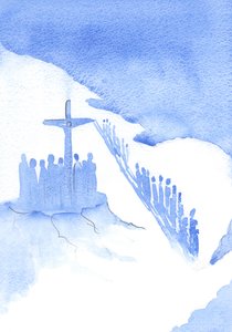 Alcuni voltano le spalle e ignorano il lavoro che Cristo fa per la loro salvezza; dimostrano la loro indifferenza al Suo Sacrificio da Elizabeth Wang