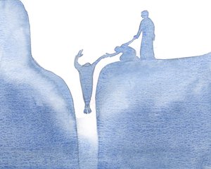 Più fermamente ci aggrappiamo a Cristo, più sicuramente possiamo aiutare gli altri attraverso i nostri sforzi, nell