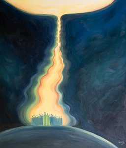 La preghiera della Chiesa, offerta attraverso Gesù e con Maria, è come un cordone ombelicale che sale al Padre e ci unisce al cielo. da Elizabeth Wang