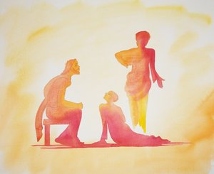 La donna che ama molto e a cui è stato perdonato molto, 2001 da Elizabeth Wang