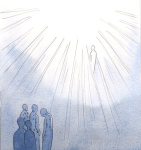 Coloro che rifiutano di pentirsi di peccati gravi e muoiono, non possono entrare in cielo; ma le Anime Sante, che sono aperte alla misericordia di Cristo, entrano in cielo una volta purificate da Elizabeth Wang