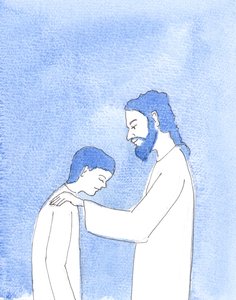 Attraverso il Battesimo, una persona viene portata in una relazione speciale con Cristo, 2004 da Elizabeth Wang