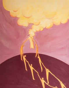Attraverso la Sua Ascensione Cristo fornisce un potente legame tra gli esseri umani e Dio perché è sia vero Dio che vero uomo