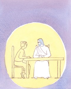 Attraverso la Santa Comunione siamo presenti con Cristo; e possiamo parlare con Lui intimamente come se fossimo seduti intorno al tavolo della cucina, 2004