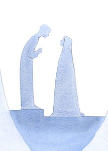 Quando il bambino Gesù fu trovato nel Tempio, si inclinò in avanti, spiegando tranquillamente a Sua Santa Madre (con infinita gentilezza) che il Suo lavoro era già iniziato