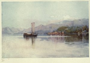 Bellagio, Lago di Como, illustrazione da 