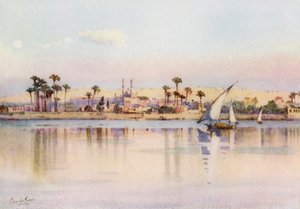 Il Cairo e la cittadella da Giza