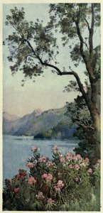 Lago di Como, Illustrazione da 